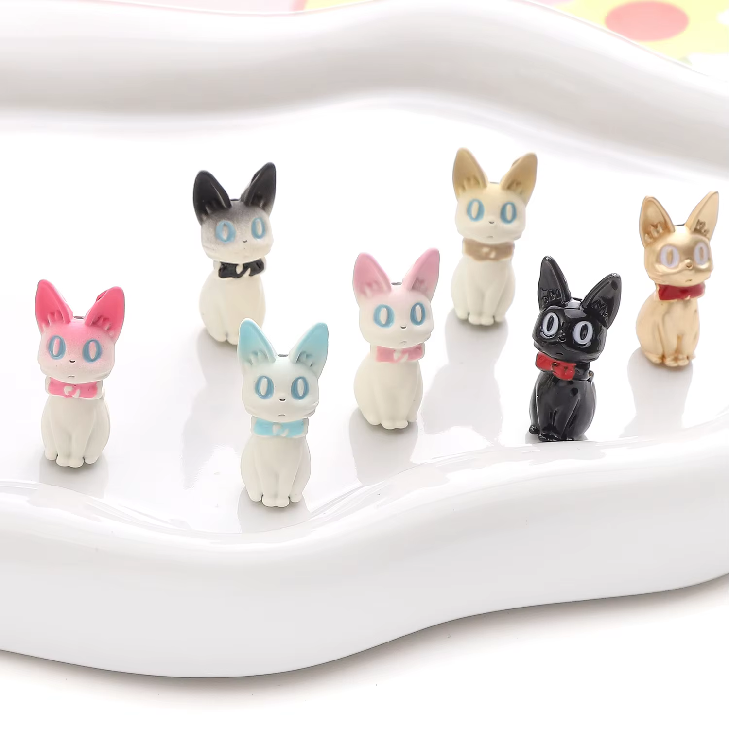 1PC Alloy Cute Cat Beads Lovely Animal Jewelry Making Beads for DIY Handmade Necklace Bracelet Key Chain Accessories